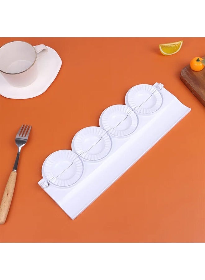 4-in-1 Dumpling Maker Mold Set | Manual Dumpling Wrapper Press & Cutter Tool | Kitchen Dumpling Mould for Gyoza, Samosa, Empanadas - Image 2